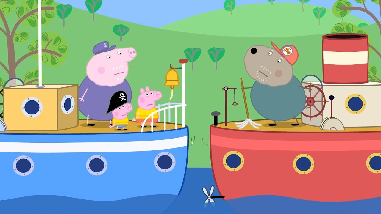 Gurli Gris | Bådtur | Tegnefilm for børn