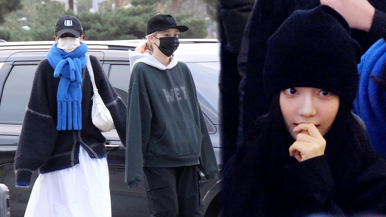 에스파 출국 직캠 '아픈 윈터 빼고 UTO FEST 참석' aespa Airport Departure｜인천공항 241207