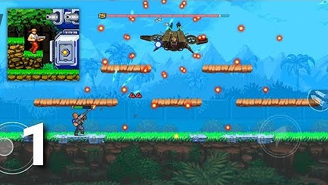 Gun Force Action Shooting - Gameplay Walkthrough Part 1 (ios Android)