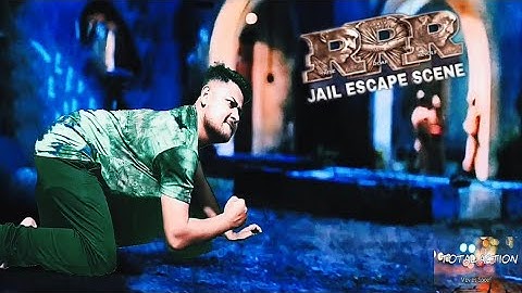 RRR jail Escape Scene comedy |Comedy VFX | total action @JOSHCREATIONS
