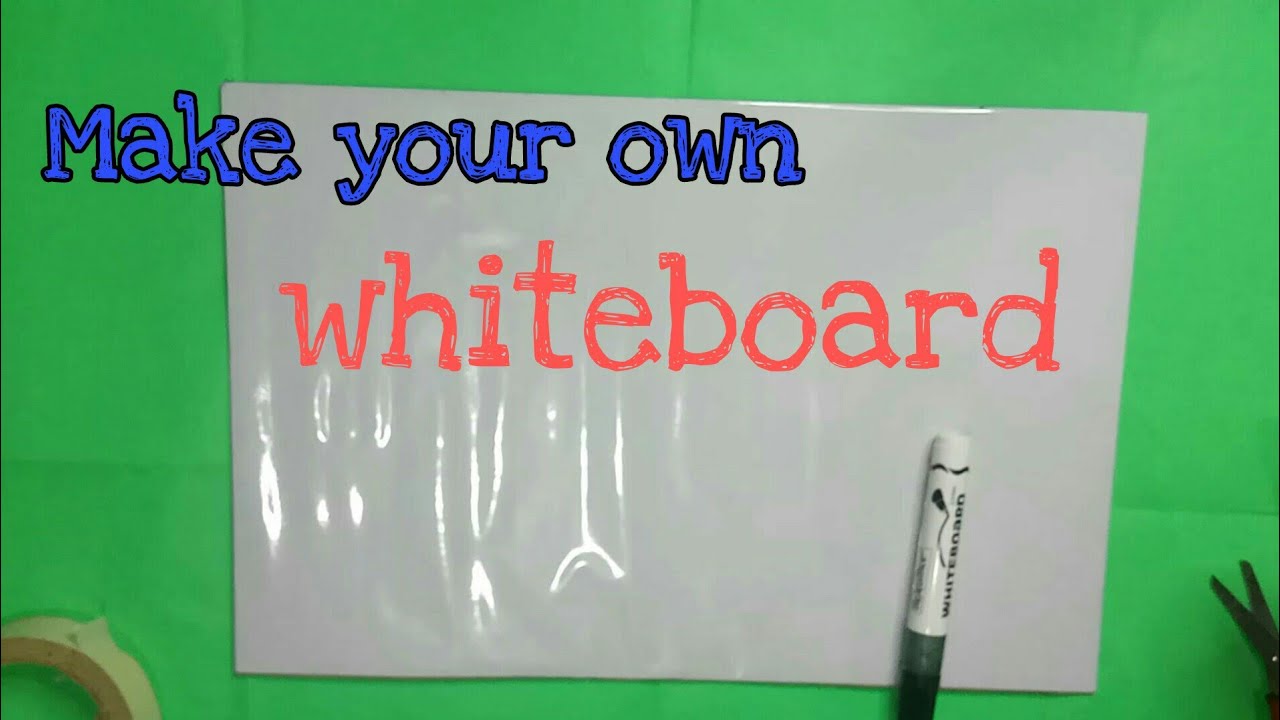 DIYwhiteboard How To Make White Board Using Affordable Materials DIYwhiteboard How To Make White Board Using Affordable Materials