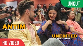 Aayush Sharma and Mahima Makwana | ANTIM Grand Success Celebration with Huge Crowd | FULL VIDEO