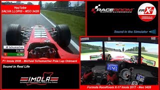 72/5000 Real Life F1 vs Simulator FR-X17 - Imola (Autodromo Enzo e Dino Ferrari) screenshot 5