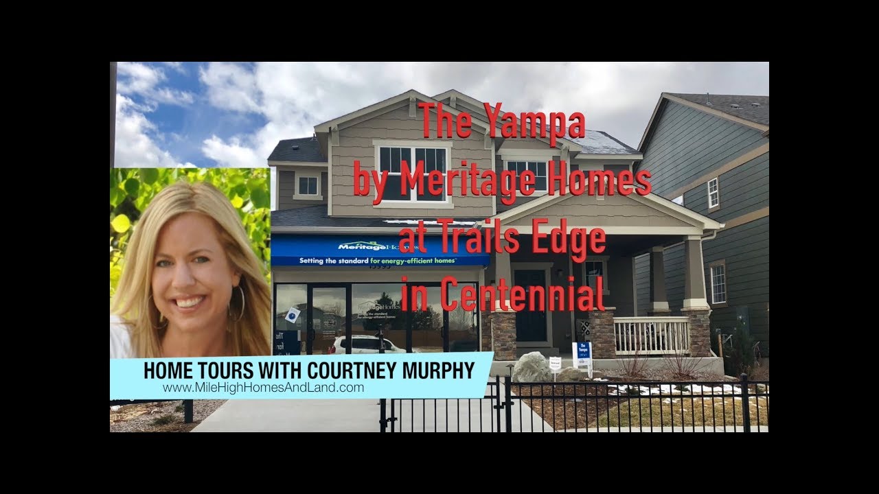 New Homes in Centennial Colorado - Yampa Model Home by Meritage Homes at Trails Edge
