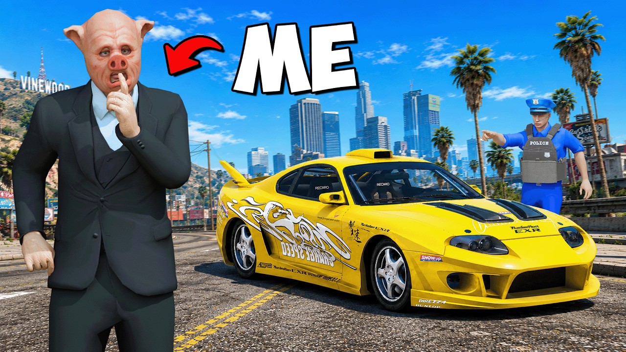 Stealing Every Rare Supra From Cops in GTA 5
