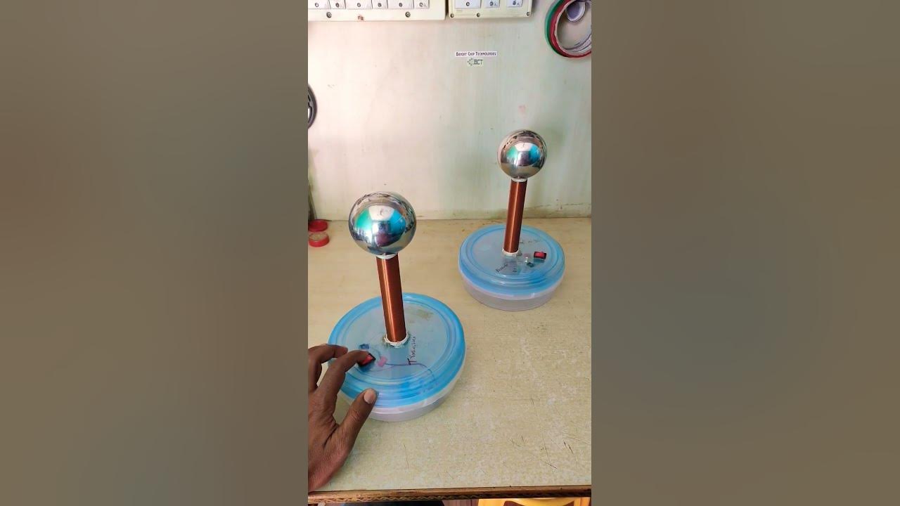 Wireless Power Transmission using Tesla Coils Circuit Diagram