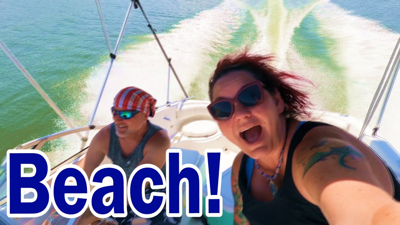 Beach Boats Ride OUR NEW BOAT! Ride to the BEACH! - YouTube