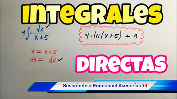 INTEGRACIÓN por SUSTITUCIÓN (INTEGRALES por Cambio de Variable)