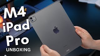 Deep Space Black M4 11-Inch iPad Pro & Apple Pencil Pro: Silent Slow Unboxing