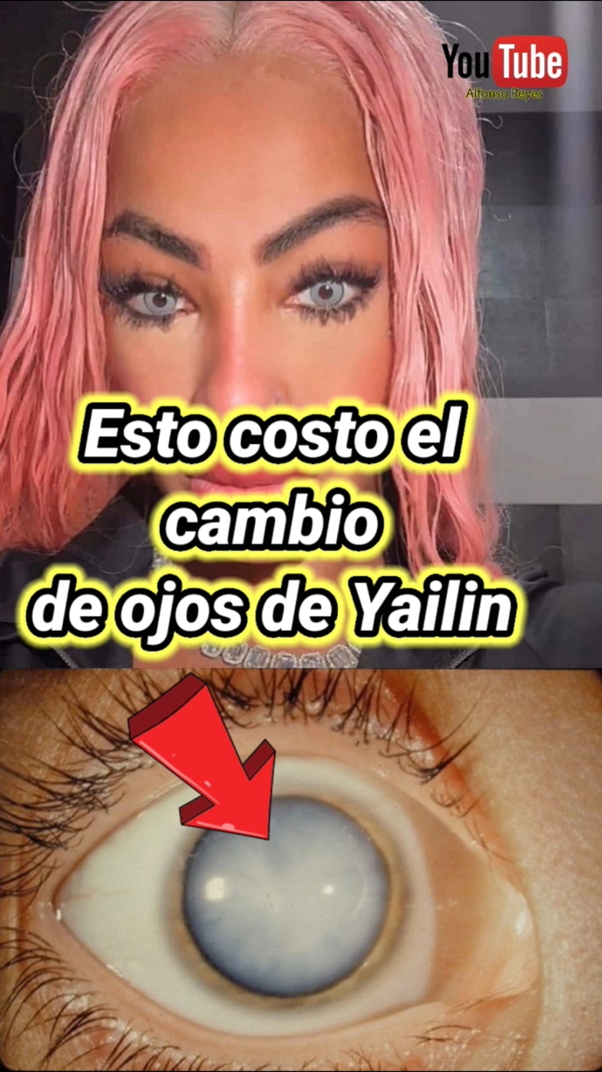 Esto costo el cambio de color de ojos de Yailin. #yailinlamásviral #Colordeojos
