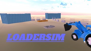 Interesting simulation of a loader tractor developed in unity3d game engine