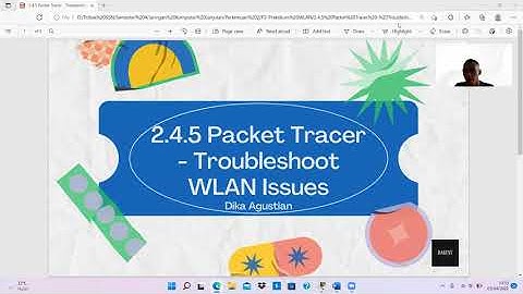 Packet Tracer - Troubleshoot WLAN Issues