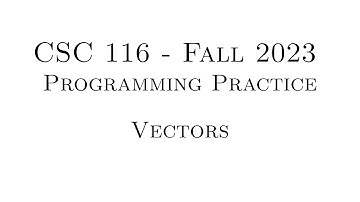 Práctica de programación en C++ (otoño de 2023) - 1.01 - Vectores