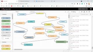 Twitter app and node red working together