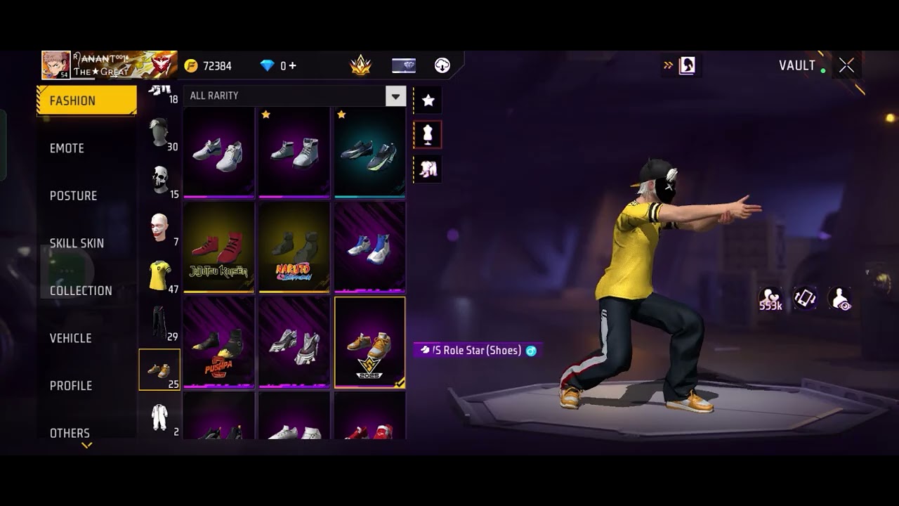 Part 2 of free fire dress up combo