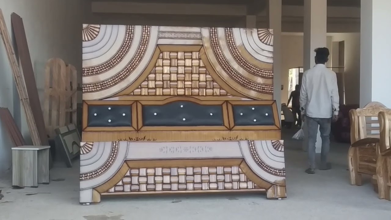 Wi Fi bed design 2022 | wooden bed design | diamond furniture Jharkhand | wooden palang | 