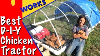 Best PVC Pipe Chicken Tractor For Pastured Poultry  Part 1 (EP36)