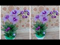 Tutorial membuat bunga anggrek dari kain stoking (how to make orchids stockings)