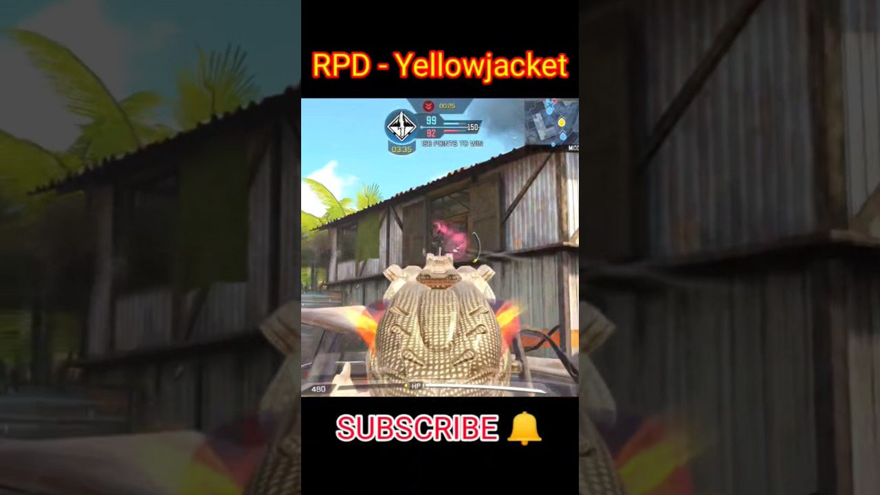 Legendary RPD - Yellowjacket Gameplay🔥🔥 CODM 