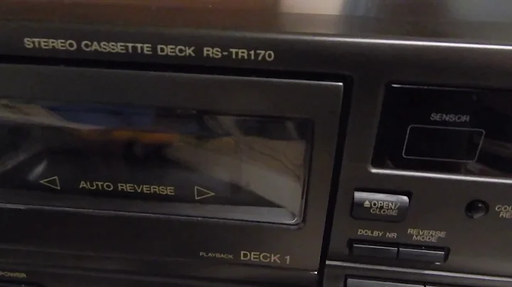 TECHNICS TAPE PLAYER RS TR170 PRODUCT REVIEW AND TESTING