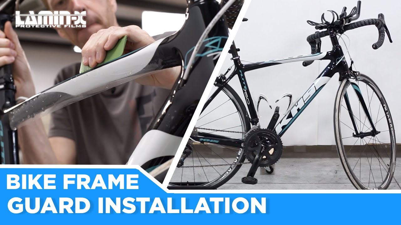 How to Install a Laminx Bike Frame Guard YouTube