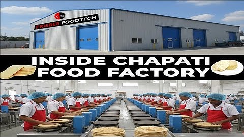 Semi Cook Chapati Manufacturing | Roti Banane Ki Machine | Roti Maker | Chapati Maker #roti #foodie