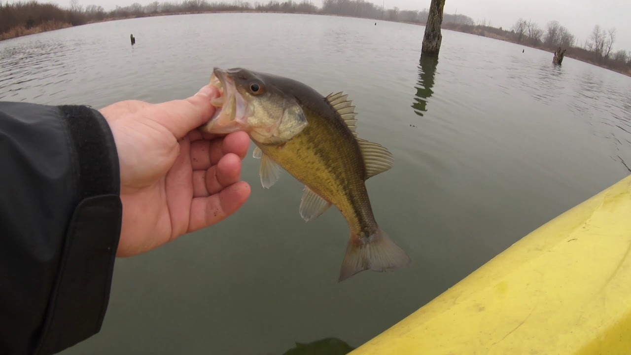 Indiana BASS Fishing between STORMS (39 Degrees) YouTube