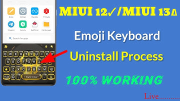 emoji keyboard uninstall | emoji keyboard delete kaise kare