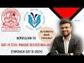 CUSAT - M.Tech. Marine Biotechnology Program (through GAT B) #gatb #mtechbiotech #marinebiology