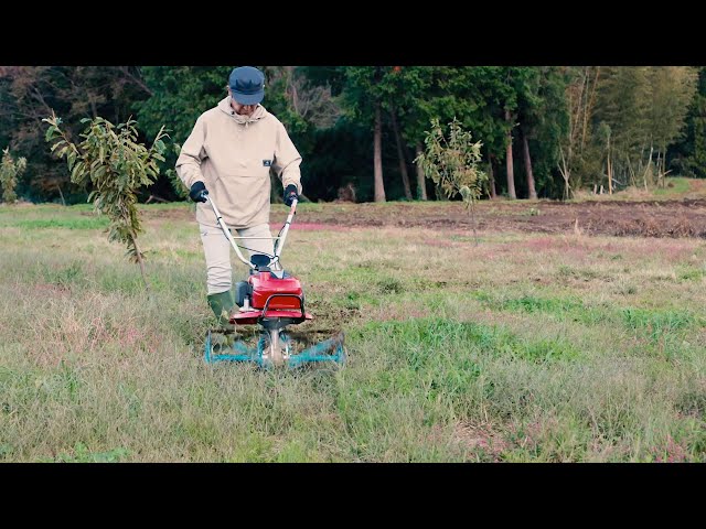 Honda耕うん機「手作業と対決！番外編 耕うん機は除草にも使える