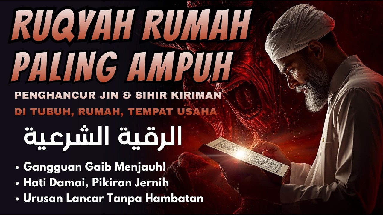 POWERFUL RUQYAH ‼️ RUQYAH RUMAH PENGUSIR JIN, SETAN & SIHIR DI RUMAH & TUBUH - PENENANG HATI FIKIRAN