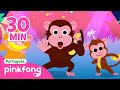 Macaquinho Bananas e mais Músicas Animais |  Completo | Pinkfong, Bebê Tubarão!Canções para Crianças