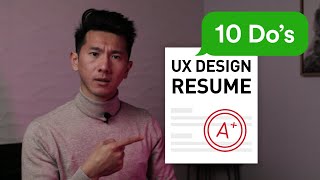 UX Resume Tips: 10 Do's (UX Designer 2021)
