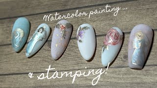 CjS Stamping & Watercolor PAINT!