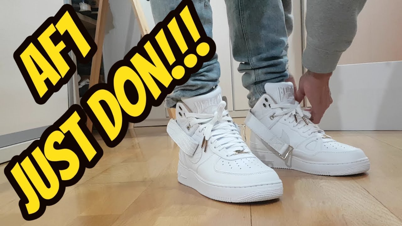 Chillido favorito conferencia JUST DON AIR FORCE 1 REVIEW!!!! - YouTube