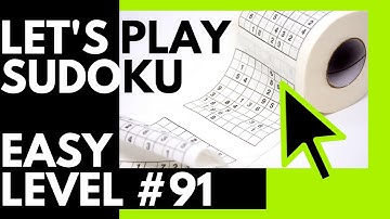Sudoku Series Easy Level in 2021 | Math Tutor Edu | Sudoku #91