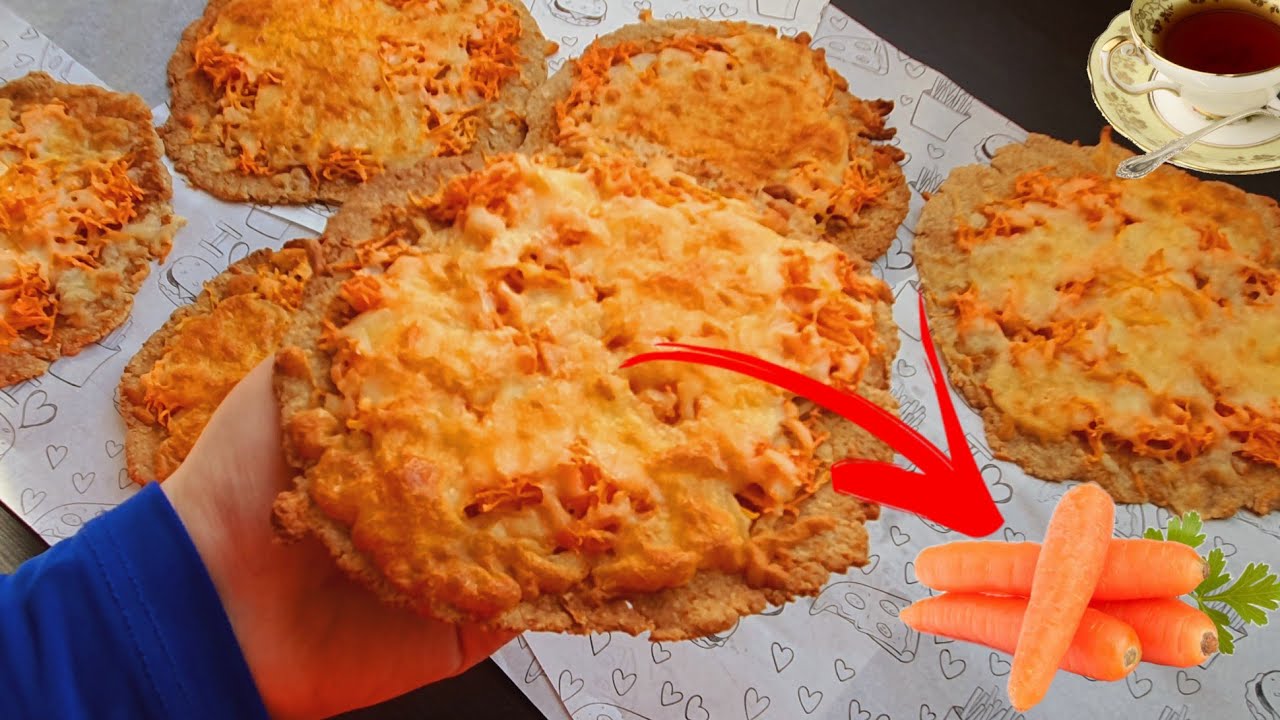 احسن من الخبز!فكرة ذهبية🥕لمخبوزات الشتاء بدون بيض ولا زيت ولا عجن!رهيبة بالشوفان فقط