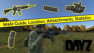 Dayz M4A1 Guide, Location, Attatchments, Statistics