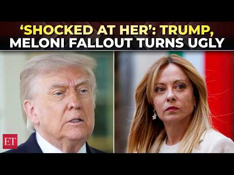 'Meloni is not the same person anymore!': Trump goes all guns blazing at Italian PM amid Pope row