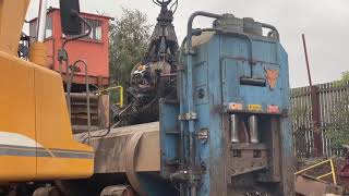 Fly -tipping vehicle crushed