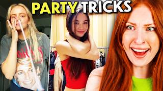 Adults Try Impossible Party Tricks! | Try Not To Fail | React