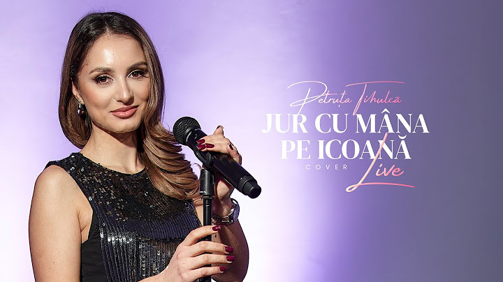Petruta Tihulca - Jur cu mana pe icoana | Live • Cover 2025
