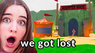 99 NIGHTS IN THE FOREST MAZE UPDATE! We Almost DIED Trying to Escape the New CARNIVAL