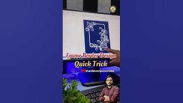 Custom Page Border in MS Word | How to Make Your Own Page Border Design #shorts #viral #msword