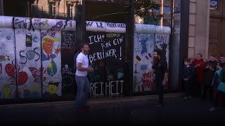 Chocolate Berlin Wall broken on 30th anniversary