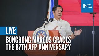 Bongbong Marcos graces the 87th AFP Anniversary