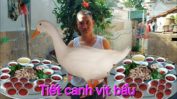 Hướng Dẫn Hãm Tiết Canh Vịt Bằng Chanh.Ngon Và Đẹp | Nguyễn Ngọc Biển HN