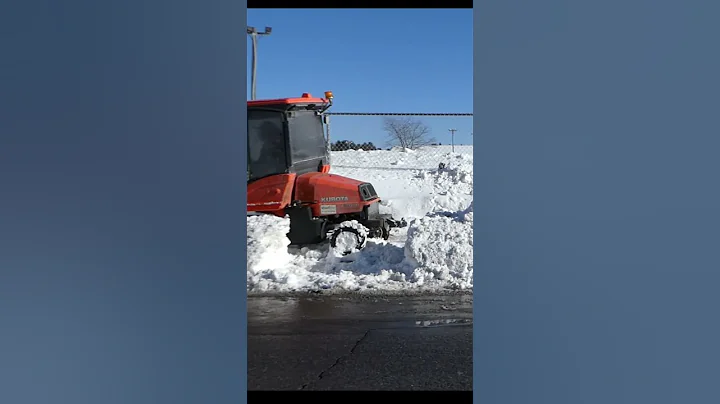 STUCK Tiny Kubota Snow Attachment