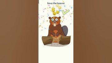 Save The Beaver?🦫 Dop 2: Delete One part Level129 #shorts #youtubeshorts #xml #illusion