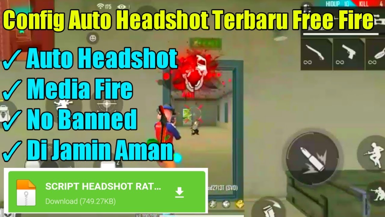 Auto Headshot Config Auto Headshot Terbaru Free Fire
